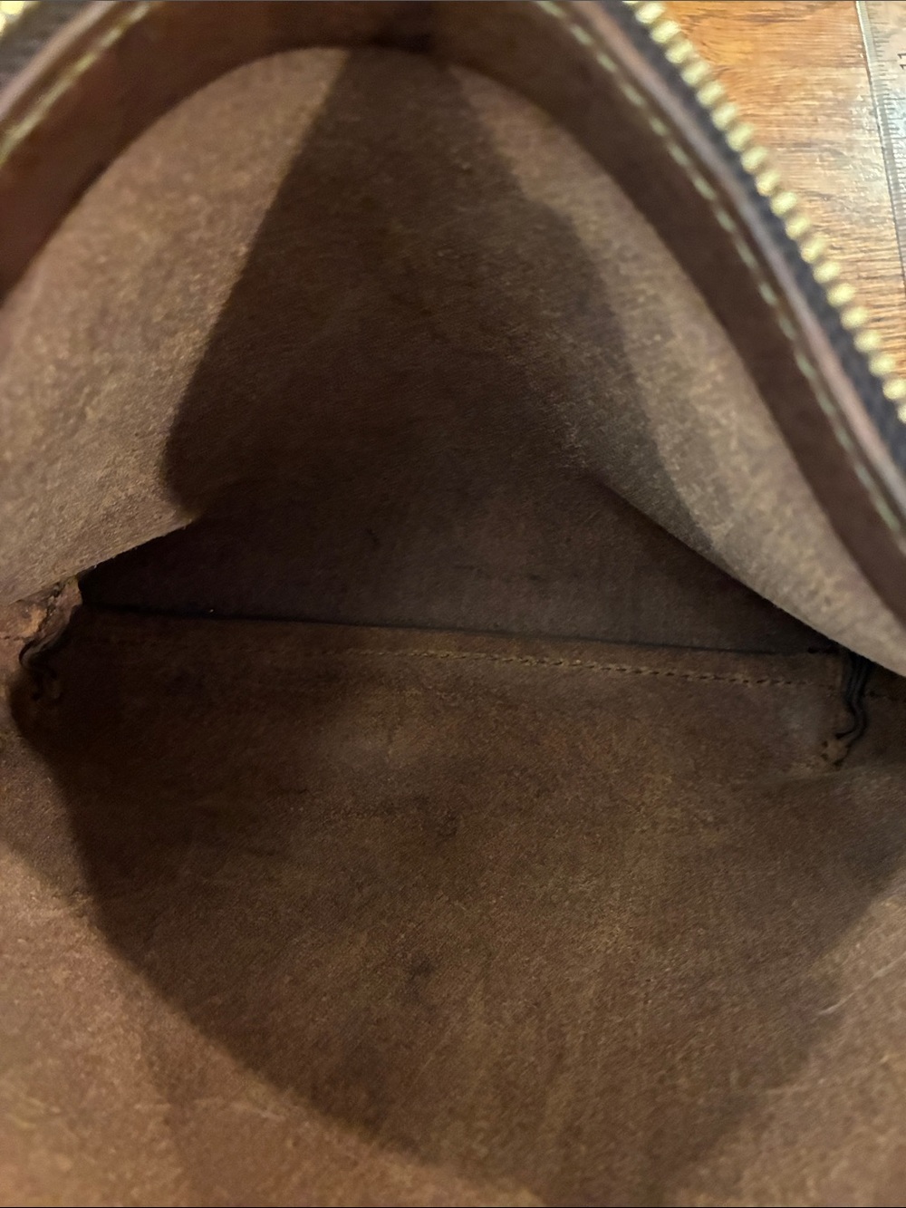 Nisolo Dark Brown Leather Zip Toiletry Pouch - Picture 5 of 6
